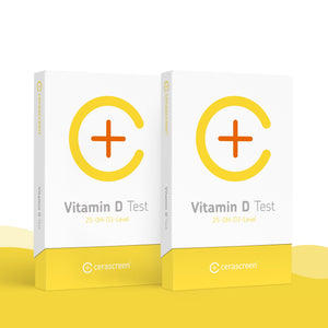 2 Verpackungen des cerascreen Vitamin D Tests