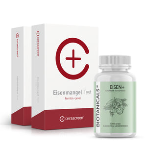 Eisen-Kontrollset: 2 Tests + Supplement