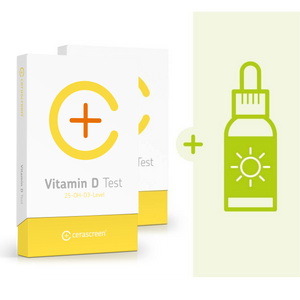 Vitamin-D-Kontrollset: 2 Tests + Supplement