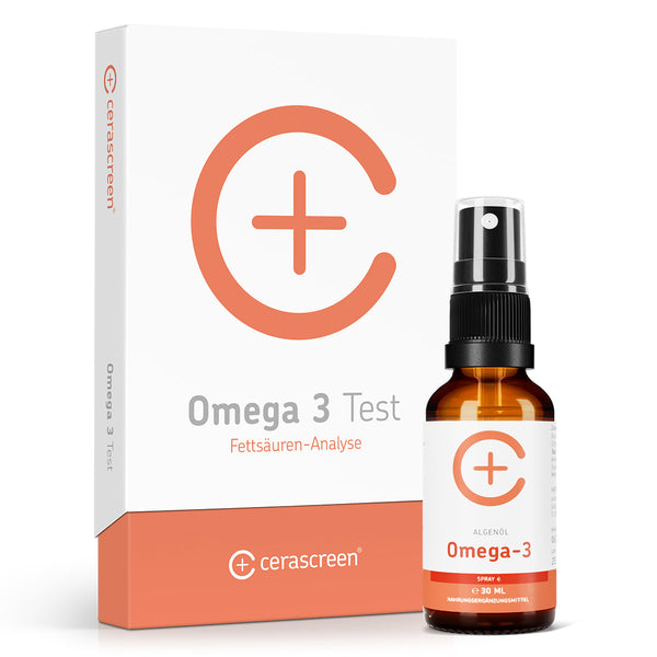 Omega-3-Test + Spray aus Algenöl