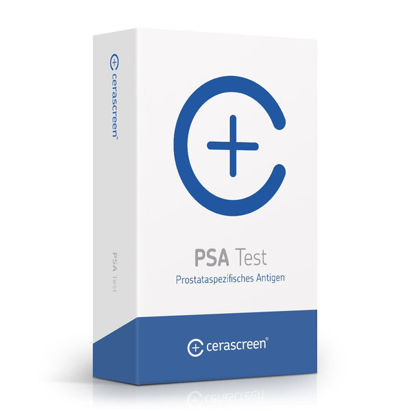 Verpackung des PSA Tests von cerascreen
