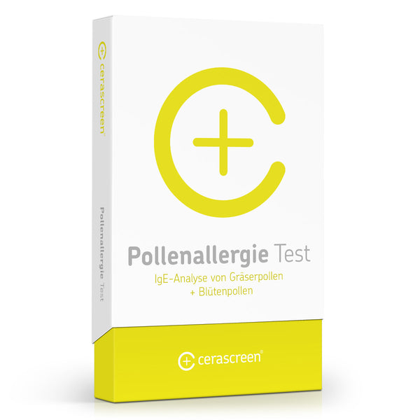 Verpackung des Pollenallergie Tests von cerascreen