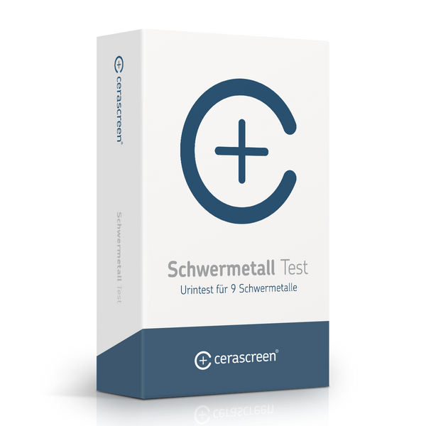 Verpackung des Schwermetall Tests von cerascreen
